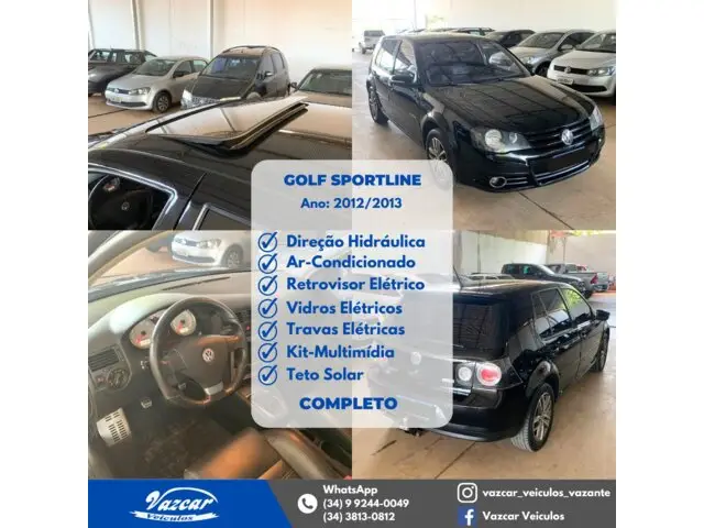 Carro Volkswagen Golf 2013 Sportline 1.6 (Flex)