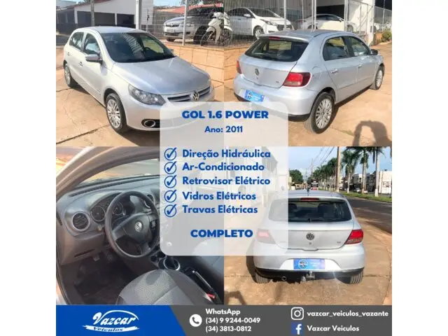 Carro Volkswagen Gol 2011 Power 1.6 I-Motion (G5) (Flex)