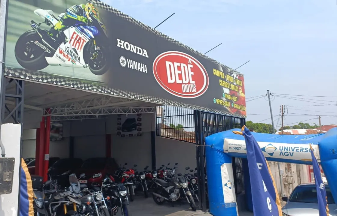Fachada da loja Veículos à venda em Dedê Motos - Cuiabá - MT