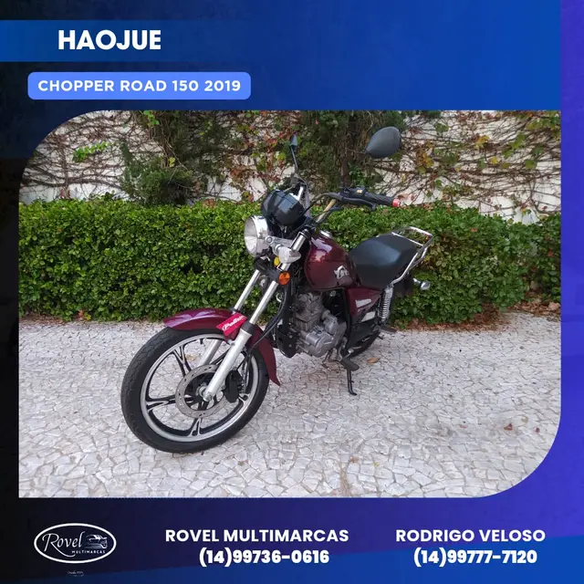 Carro Haojue Chopper Road 150 2019 Road 150