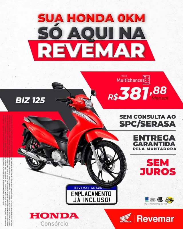 Moto Honda Biz 125i 2024 Flex