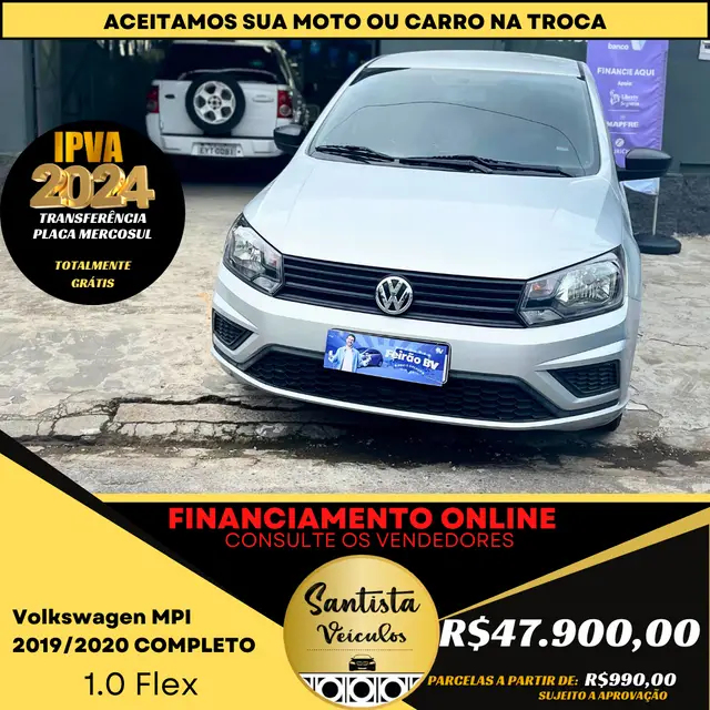 Carro Volkswagen Gol 2020 1.0 12v (Flex)
