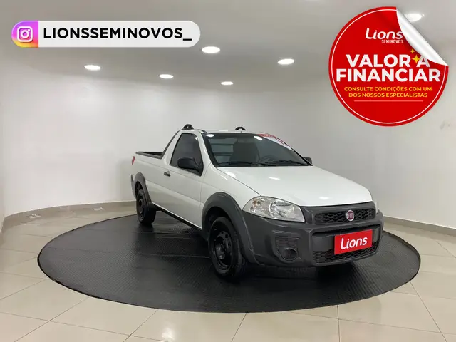 Carro Fiat Strada 2018 Hard Working 1.4 (Flex) (Cabine Simples)