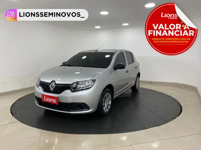 Carro Renault Sandero 2018 Authentique 1.0 12V SCe (Flex)