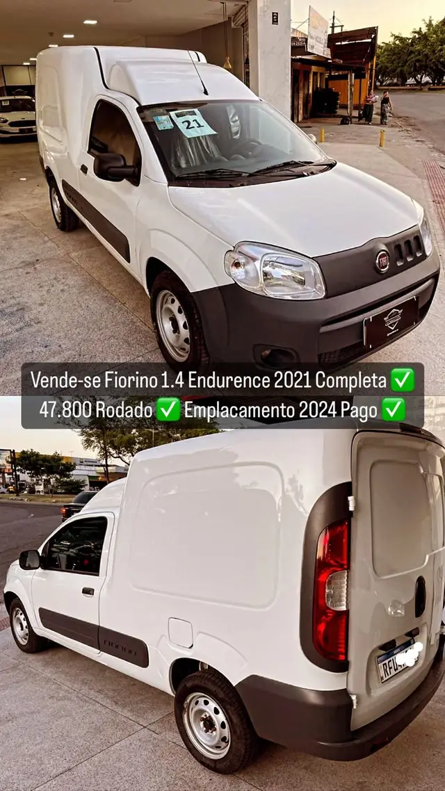 Carro Fiat Fiorino 2021 Endurance 1.4