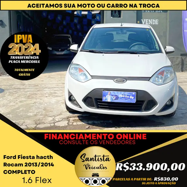 Carro Ford Fiesta Hatch 2014 1.6