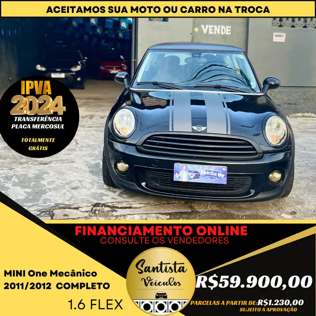 Carro MINI One 2012 1.6  Mec.