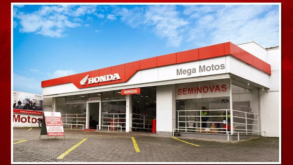 Fachada da loja Veículos à venda em Mega Motos - Brusque - SC