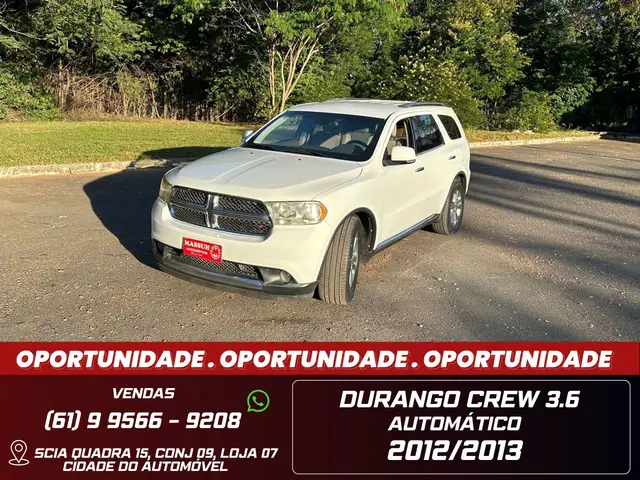 Carro Dodge Durango 2013 3.6 V6 Crew 4WD
