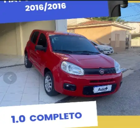 Carro Fiat Uno 2016 Attractive 1.0 (Flex) 4p