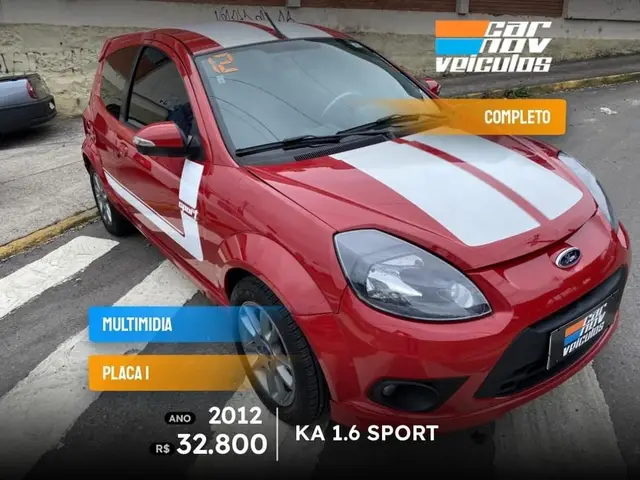 Carro Ford Ka 2012 Ka 1.6 Sport (Flex)