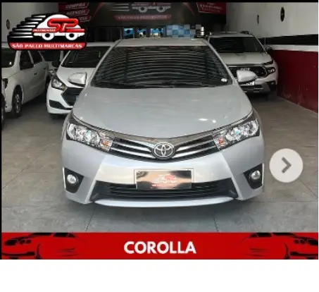 Carro Toyota Corolla 2017 GLi Upper Black P. 1.8 Flex Aut.