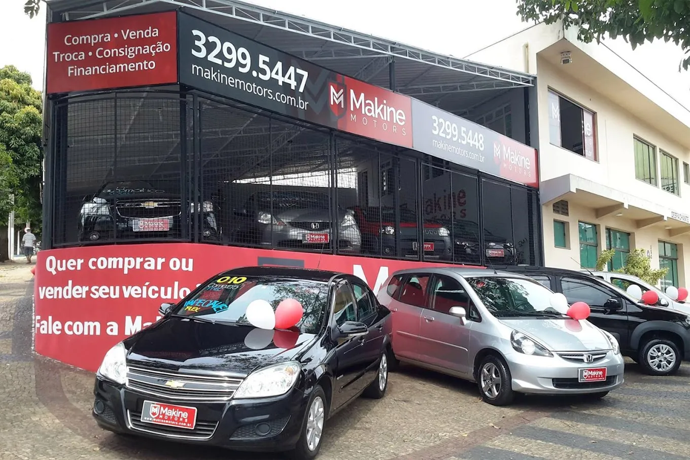 Fachada da loja Makine Motors - Valinhos - SP