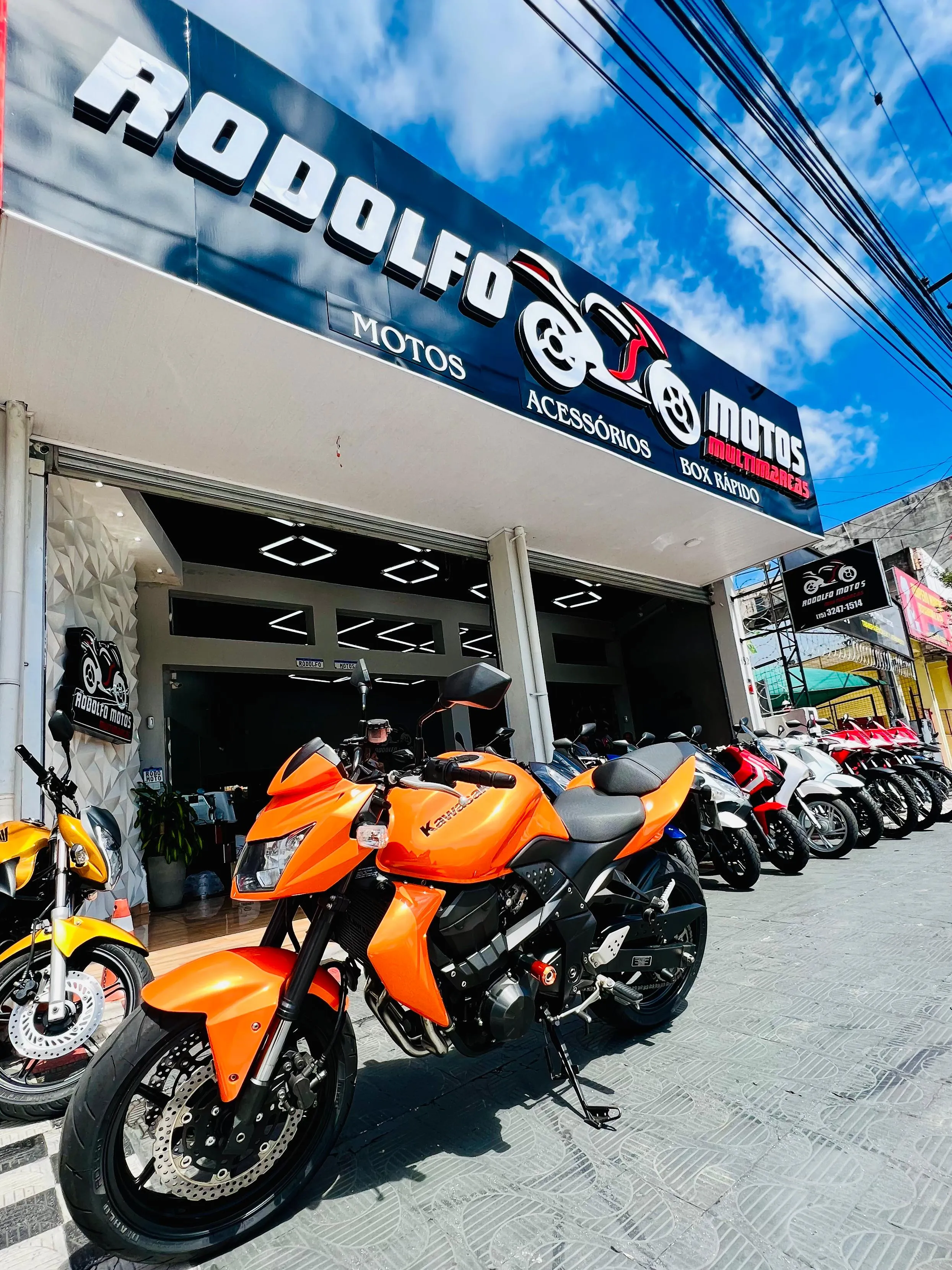 Fachada da loja RODOLFO MOTOS - Votorantim - SP