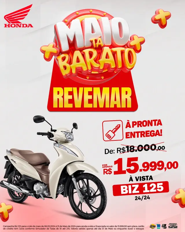 Carro Honda Biz 125i 2024 Flex
