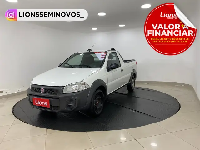 Carro Fiat Strada 2019 Hard Working 1.4 (Flex) (Cabine Simples)