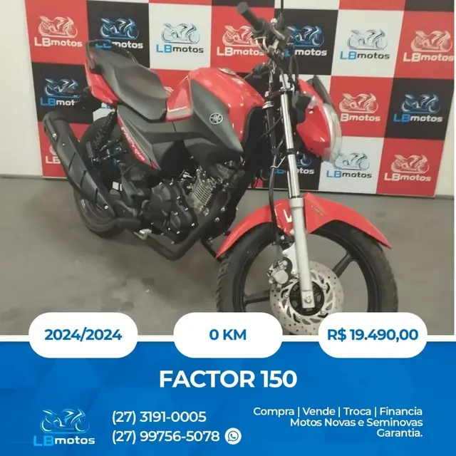 Carro Yamaha YBR 150 Factor 2024 150i ED