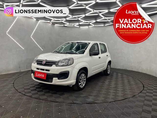 Carro Fiat Uno 2019 Attractive 1.0 8V (Flex) 4p