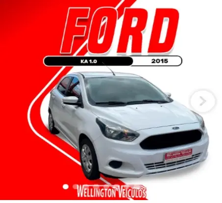 Carro Ford Ka 2015 SE 1.0 (Flex)