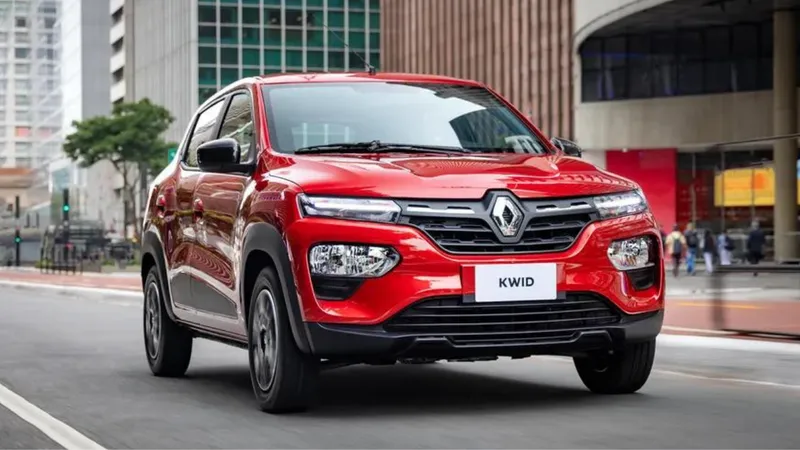 Renault Kwid 2025 fica mais caro e Fiat Mobi volta a ser o mais barato do Brasil