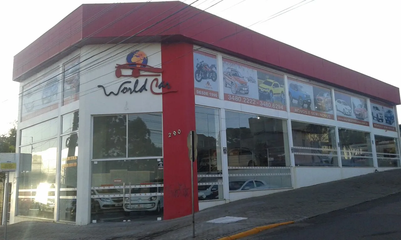Fachada da loja Veículos à venda em WORLD CAR - Guaíba - RS | Mobiauto