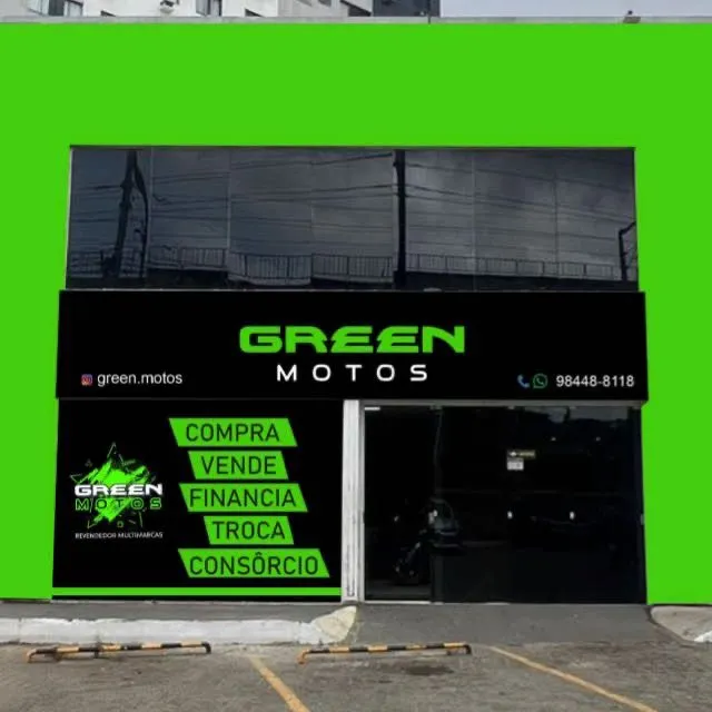 Fachada da loja Green motos - Salvador - BA