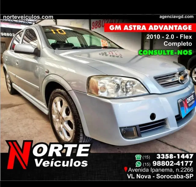 Carro Chevrolet Astra Sedan 2010 Advantage 2.0 (Flex)