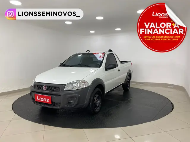 Carro Fiat Strada 2018 Hard Working 1.4 (Flex) (Cabine Simples)
