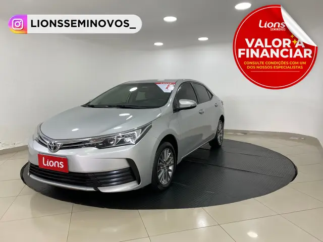 Carro Toyota Corolla 2018 1.8 Dual VVT GLi Multi-Drive (Flex)