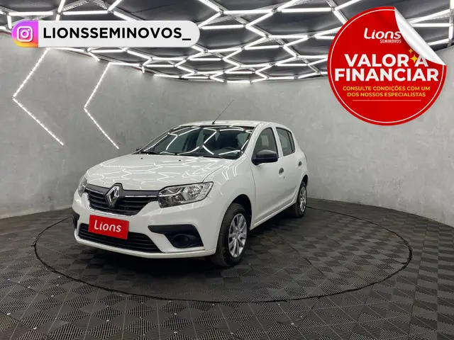 Carro Renault Sandero 2021 Life 1.0 12V SCe (Flex)