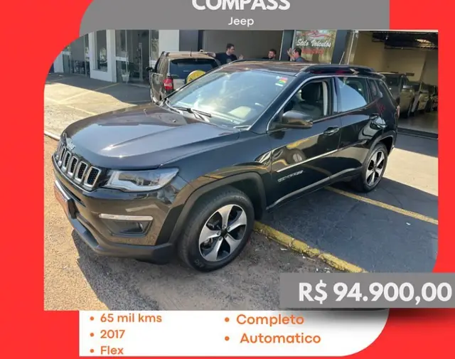 Carro Jeep Compass 2019 2.0 Limited (Aut) (Flex)