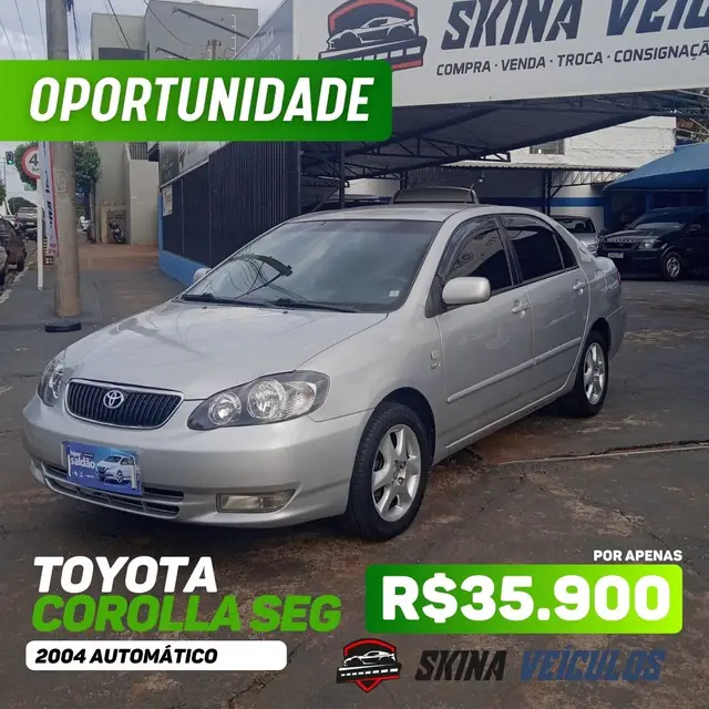 Carro Toyota Corolla 2004 Sedan XEi 1.8 16V (flex)
