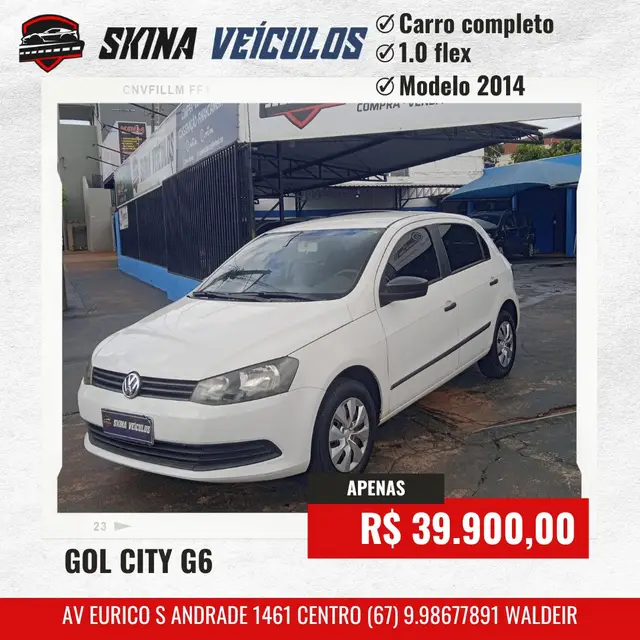 Carro Volkswagen Gol 2014 1.6 VHT I-Motion (Flex) 4p