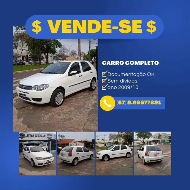 Carro Fiat Palio 2010 ELX 1.8 (Flex)