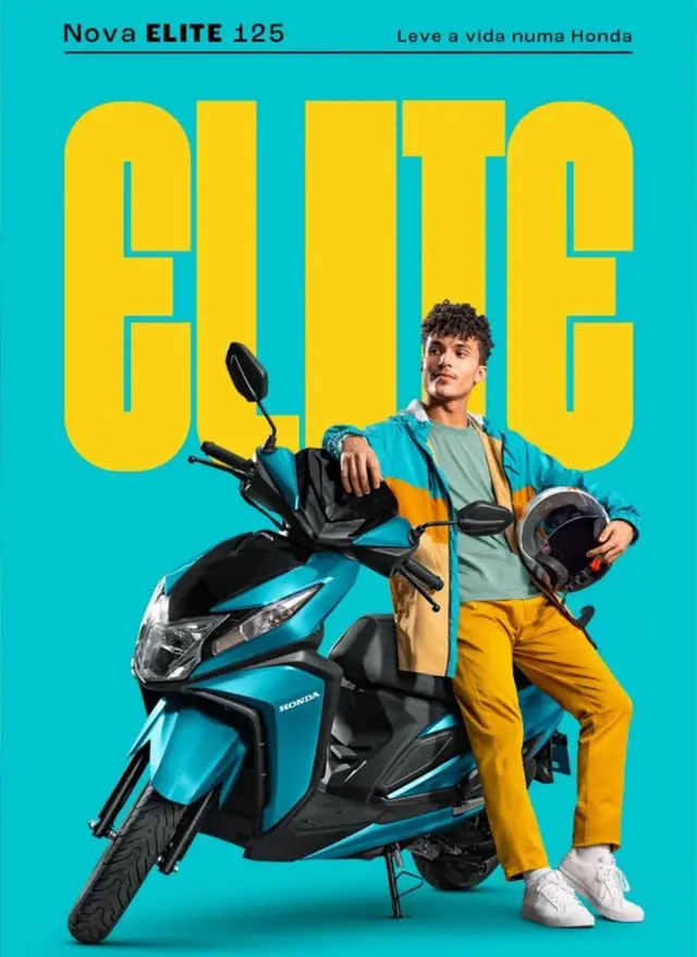 Moto Honda Elite 125 2024 CBS