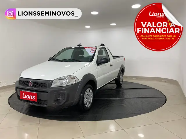 Carro Fiat Strada 2019 Hard Working 1.4 (Flex) (Cabine Simples)