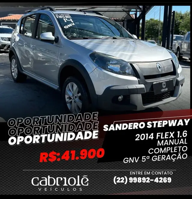 Carro Renault Sandero Stepway 2014 1.6 8V (flex)