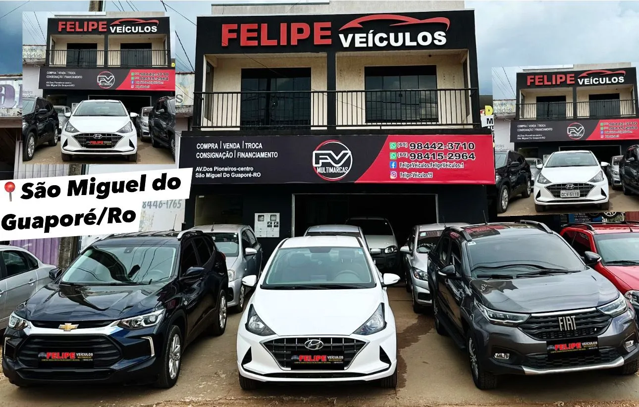 Fachada da loja Veículos à venda em Felipe Veiculos - São Miguel do Guaporé - RO | Mobiauto