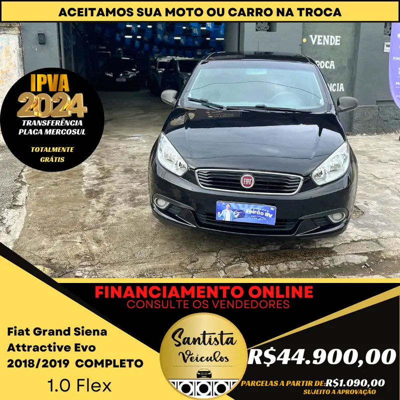 Fiat Grand Siena ev Attractive 1.0 (Flex)