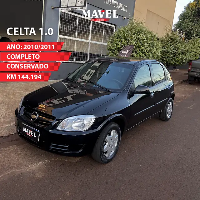 Carro Chevrolet Celta 2011 Spirit 1.0 VHCE (Flex) 4p