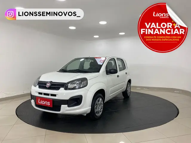 Carro Fiat Uno 2019 Attractive 1.0 8V (Flex) 4p