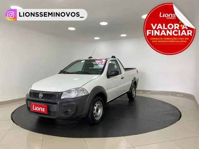 Carro Fiat Strada 2020 Hard Working 1.4 (Flex) (Cabine Simples)