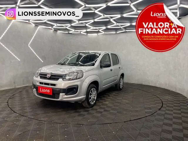 Carro Fiat Uno 2021 Attractive 1.0