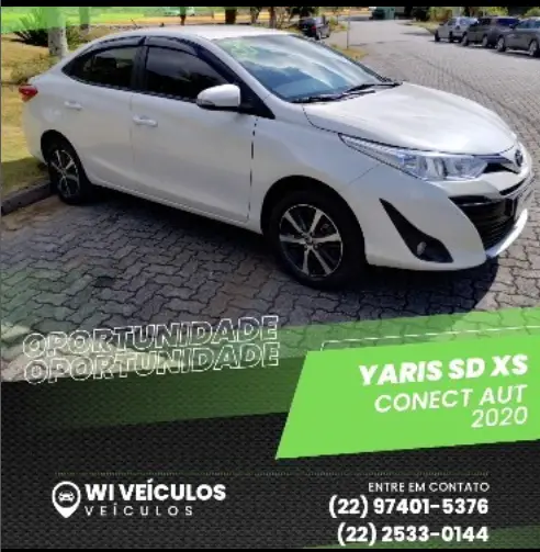 Carro Toyota Yaris Sedan 2020 1.5 XS Connect CVT (Flex)