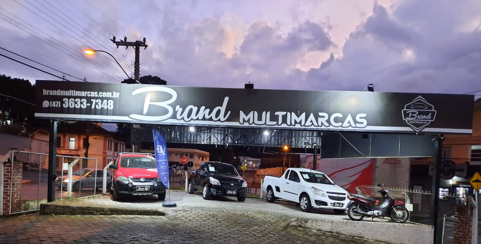 Fachada da loja Veículos à venda em Brand Multimarcas - São Bento do Sul - SC