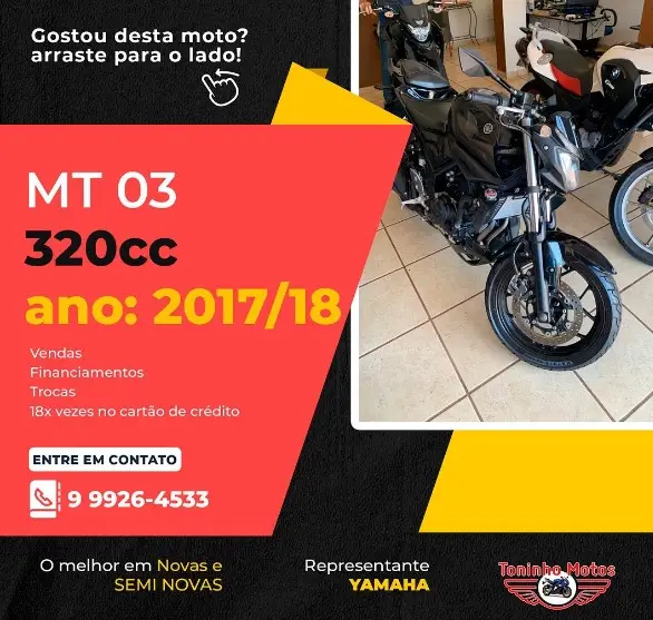 Moto Yamaha MT-03 2018 ABS