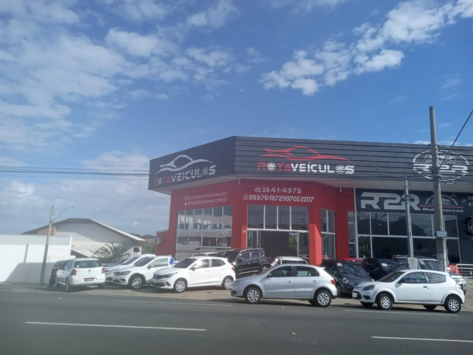 Fachada da loja ROTA VEICULOS - Mogi-Guaçu - SP