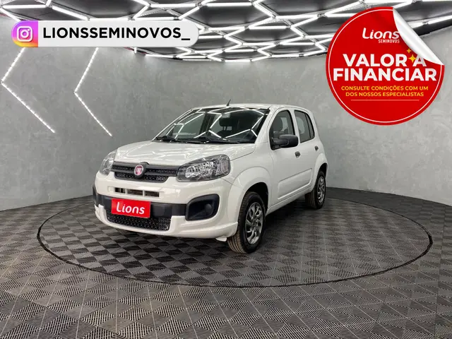 Carro Fiat Uno 2020 Attractive 1.0 8V (Flex) 4p