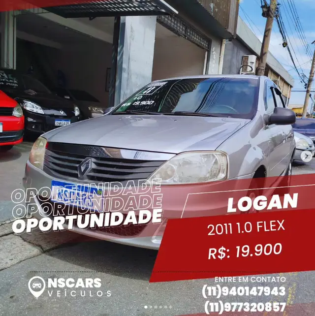 Carro Renault Logan 2011 Expression 1.0 16V (flex)