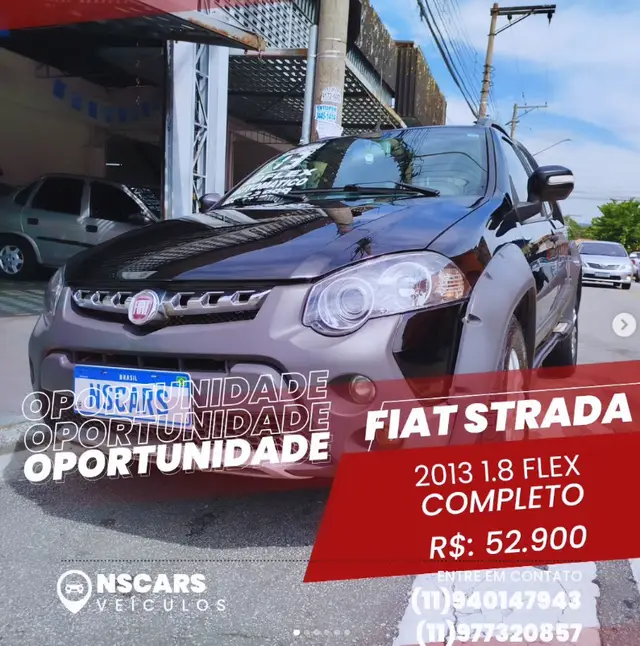 Carro Fiat Strada 2013 Adventure 1.8 16V (Flex) (Cabine Estendida)